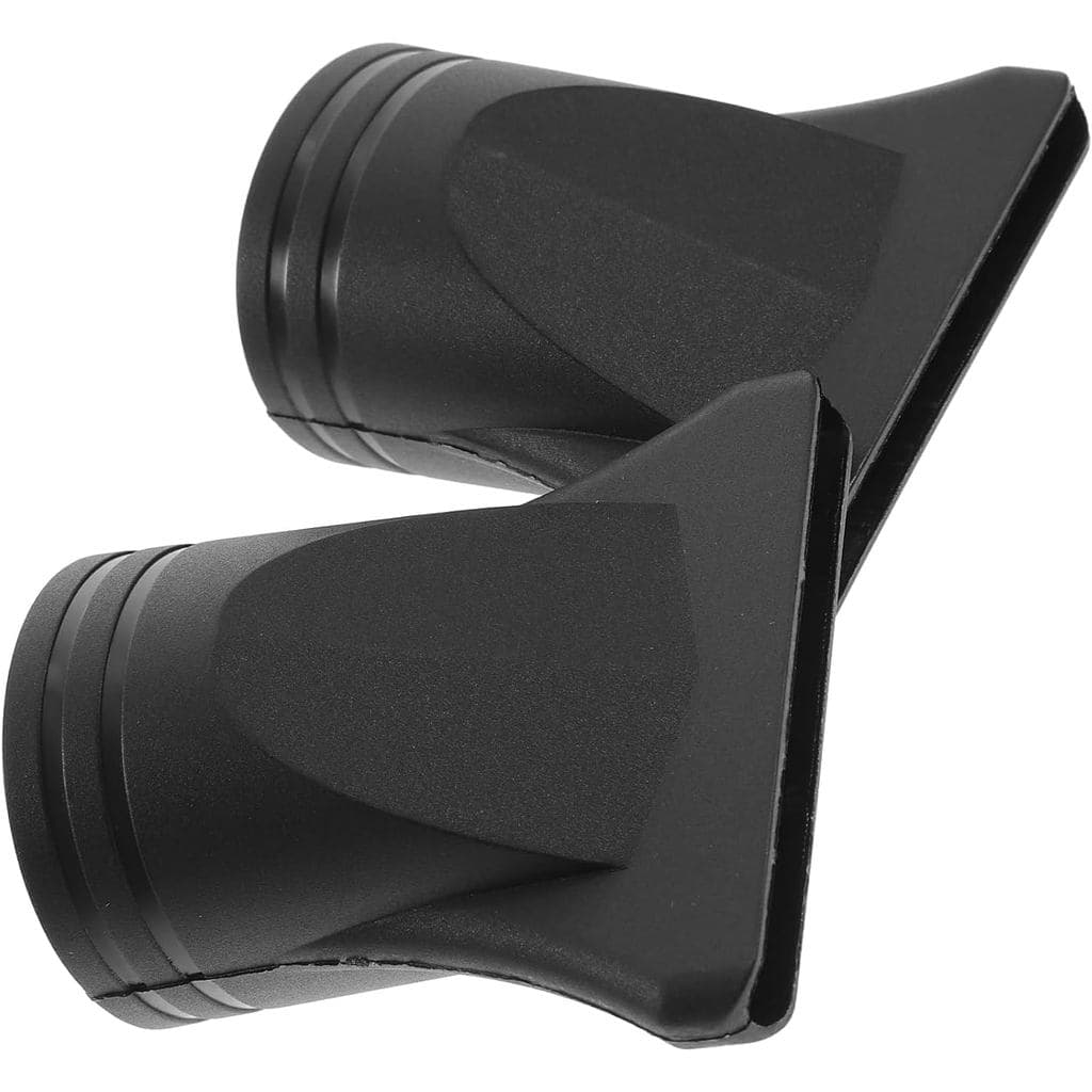 2 Peças de Acessório para Secador de Cabelo Preto, Não Universal, Profissional, de Plástico, Bico Concentrador Estreito 