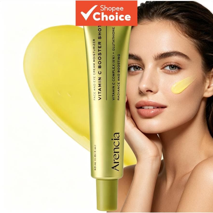 O sérum de vitamina C, enriquecido com niacinamida, vitamina e glutatião, atua eficazmente nas manchas escuras, linhas
