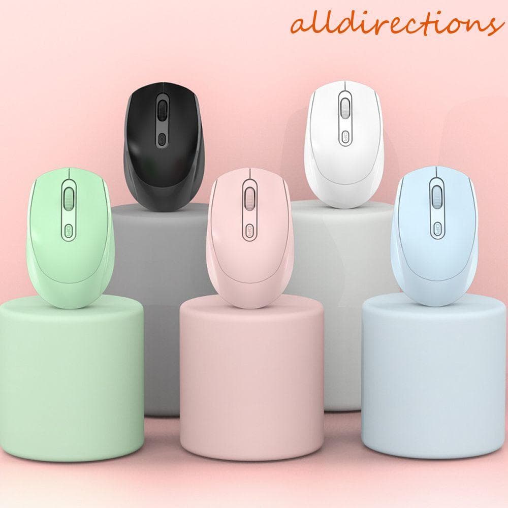 ALLDIRECTIONS Mouse Sem Fio Computador PC Laptop Notebook 1600DPI Rosa Mini Ratos