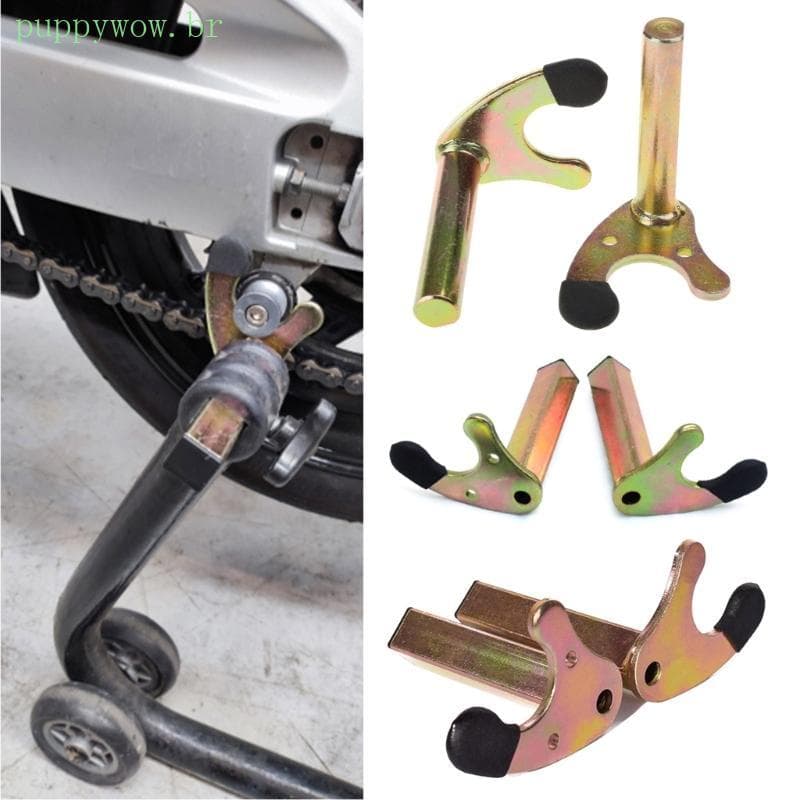 PUP Motocicleta Stands Suporte Gancho Garfo Acessórios Moto