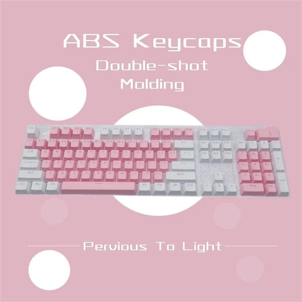 EOKDSAE Mecânico Keycaps Transparente ABS Teclado Injeção OEM 104/108 980k Em Branco