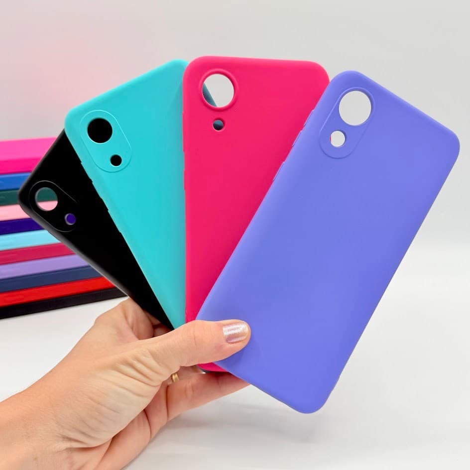 Capa Para Samsung Galaxy A03 Core / A04 Core Silicone Aveludada Capinha De Celular