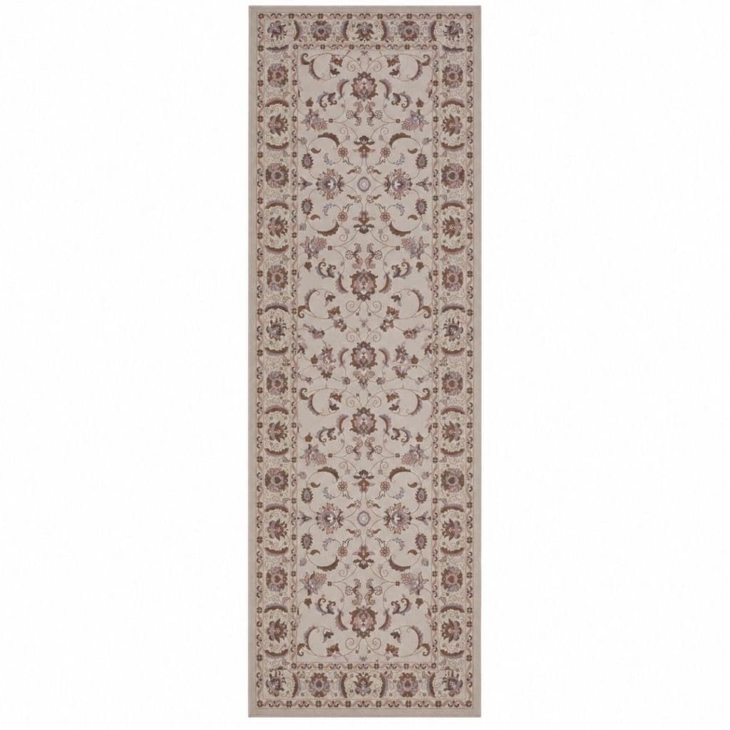 Tapete Sala de Estar Quarto de Casal Antiderrapante Domani Petunia J Serrano 50 x 1,80 Creme Cotton