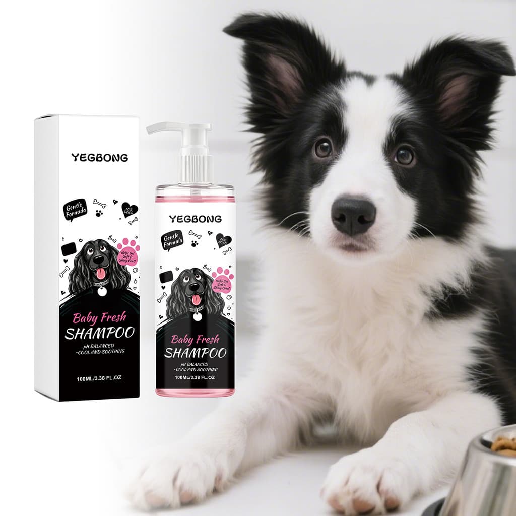 [Estoque pronto] YEGBONG Shampoo para cabelos frescos para cães Shampoo de banho para animais de estimação Suavemente li