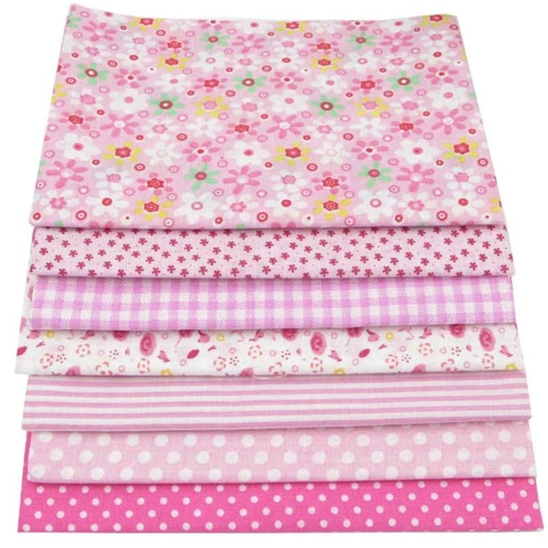 56 Pçs/Lote 9.8 Polegada x Sem Repetição Design Impresso Tecido De Algodão Floral Para Patchwork , Costura
