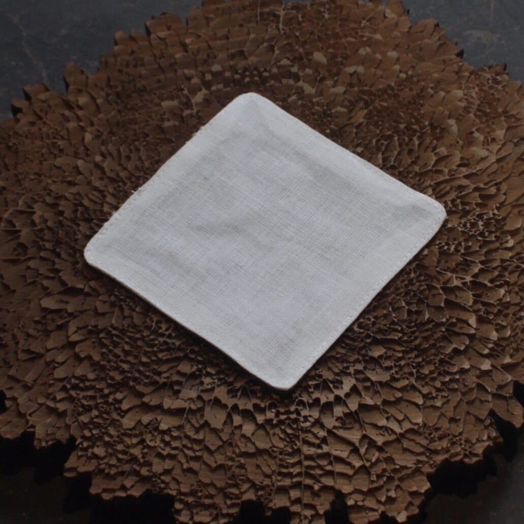 Algodão orgânico tecido de linho chinês Coaster almofada isolamento cerimônia do chá peças reposição grama tingimento pl