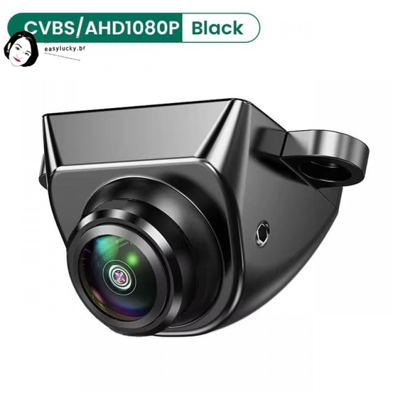 Câmera De Carro Fisheye AHD 1080P De 170 Graus-Visão Noturna De Backup Frontal Traseira À Prova D'água