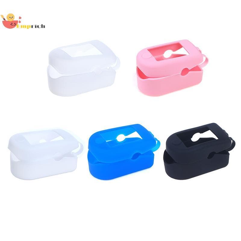 EMCH > Saco De Armazenamento De Silicone Clipe De Dedo Oxímetro Caso Protetor Médico Suporte Pulso Braet Novo