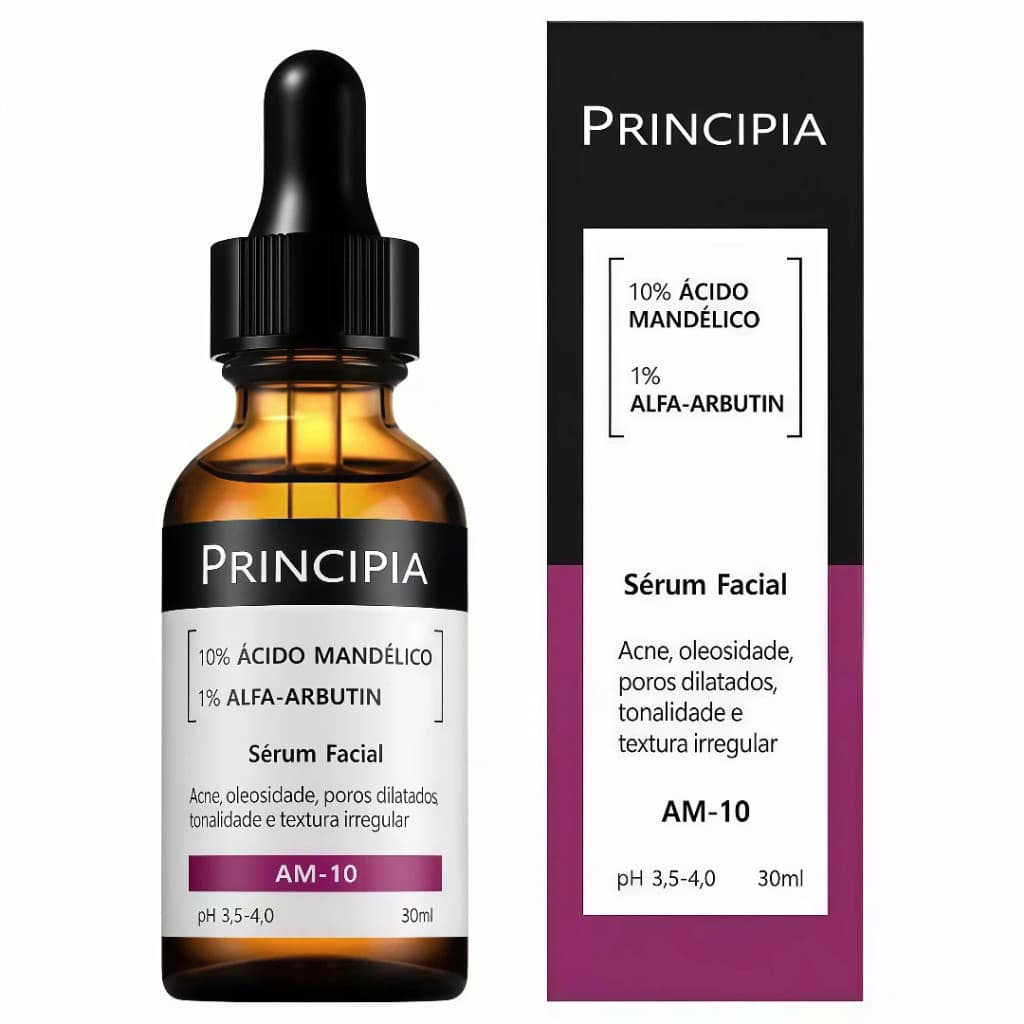 Sérum Facial 30ml – Ácido Glicólico, Mandélico, Niacinamida, Peptídeos ou Vitamina C