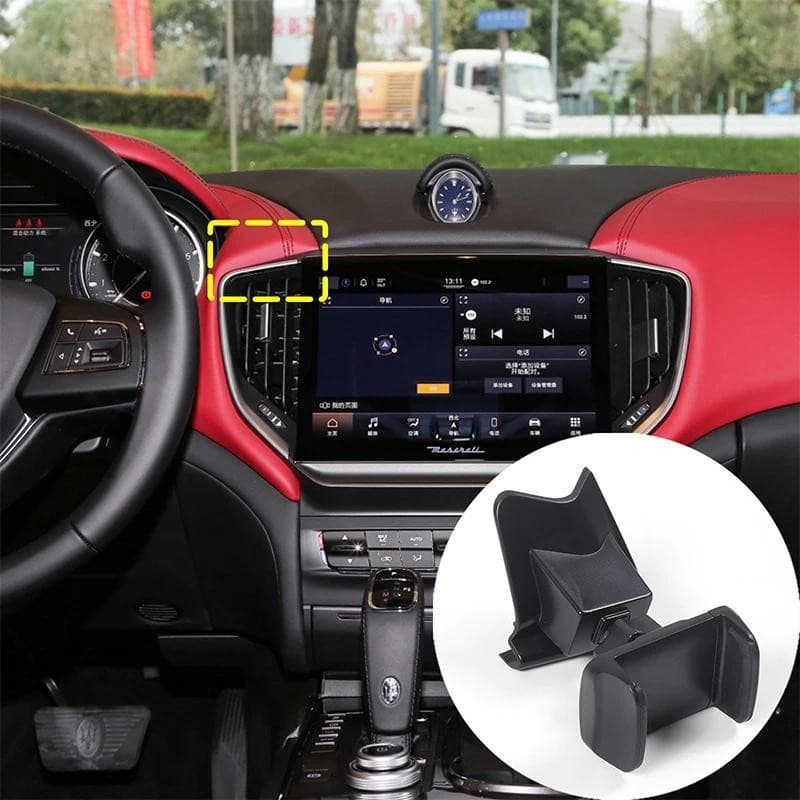 Para Maserati Ghibli 2014-2022 Suporte De Montagem Do Telefone Carro Acessórios Interiores Peças De Automóvel Decoração