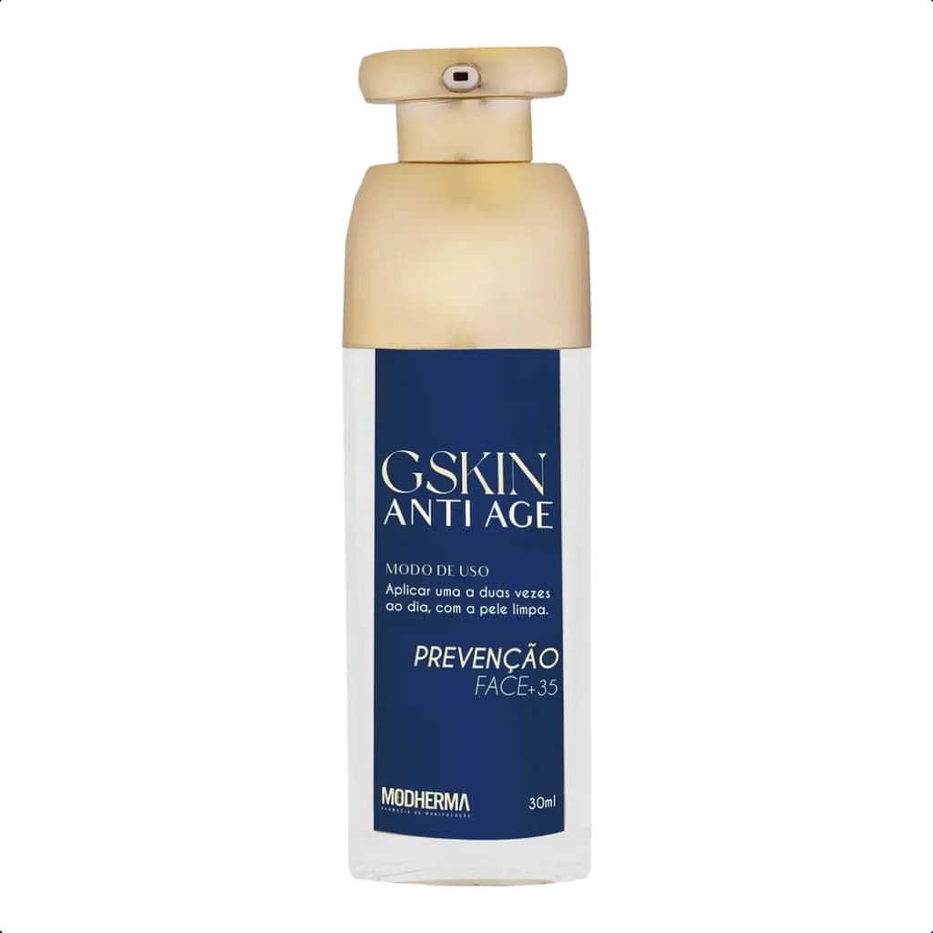 Sérum Facial Gskin Anti Idade 35+ 30ml Lifting Imediato Modherma Uniformizador Hidratação Pele Firme