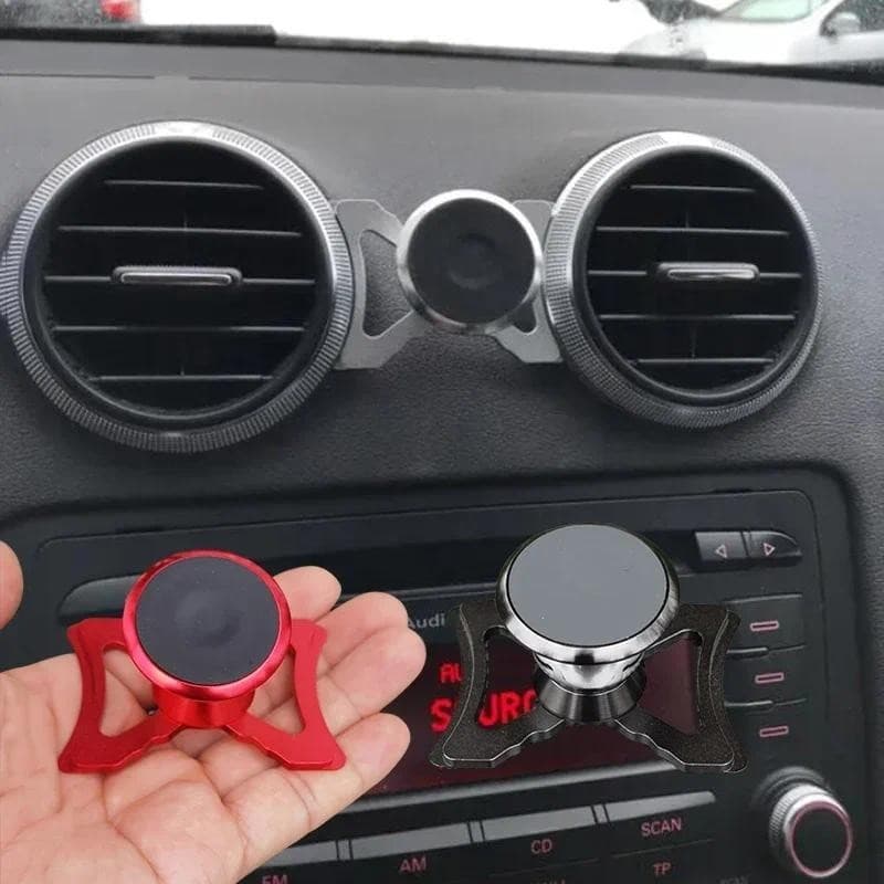 Suporte De Telefone Para Carro Audi A3 S3 RS3 8P Ventilação De Ar Estilo De Magnético GPS Giratório Acessórios Móveis Pe