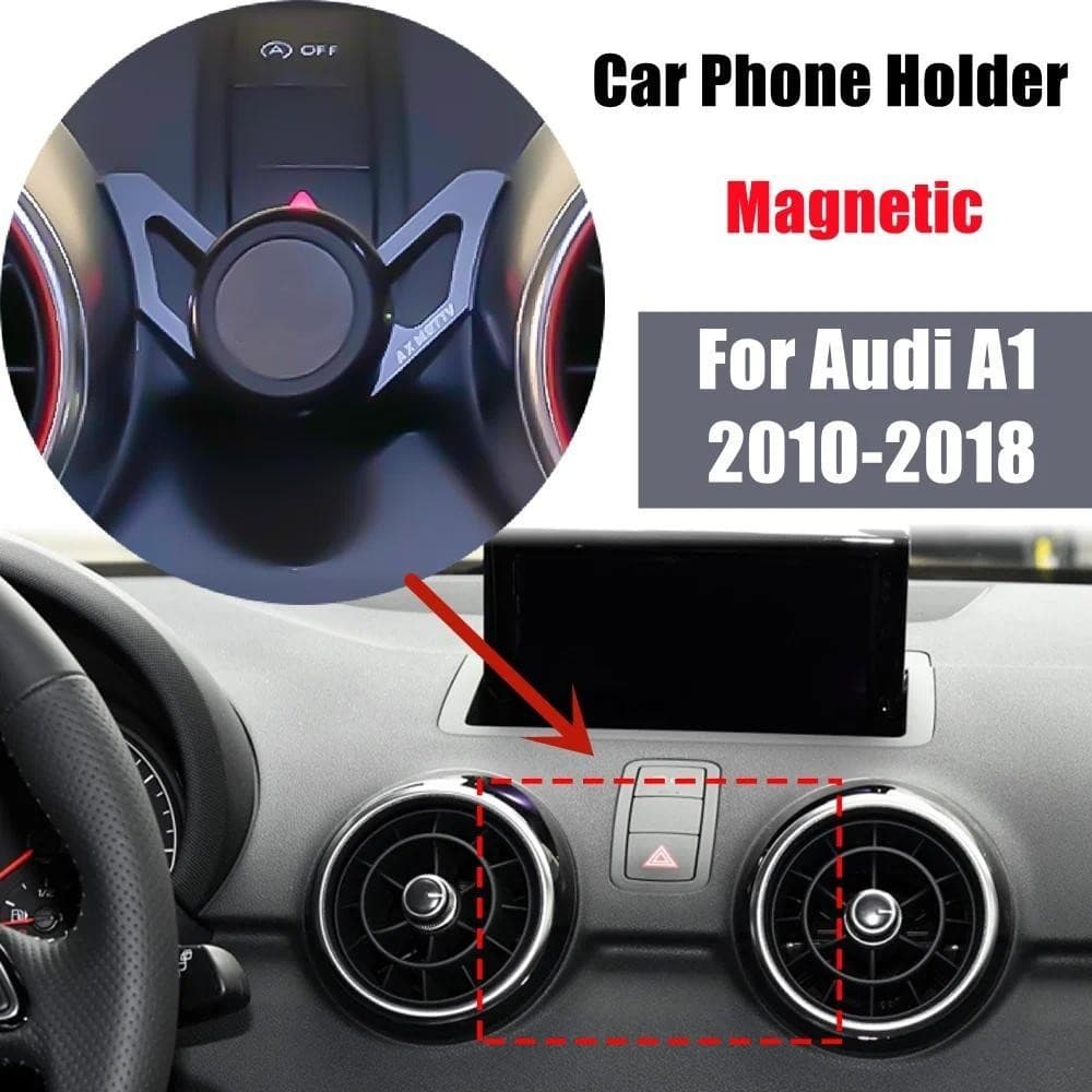 Para Audi A1 2010-2018 Suporte Do Telefone Carro Montagem De Ventilação De Ar Magnético Rotativo GPS Acessórios Móvel