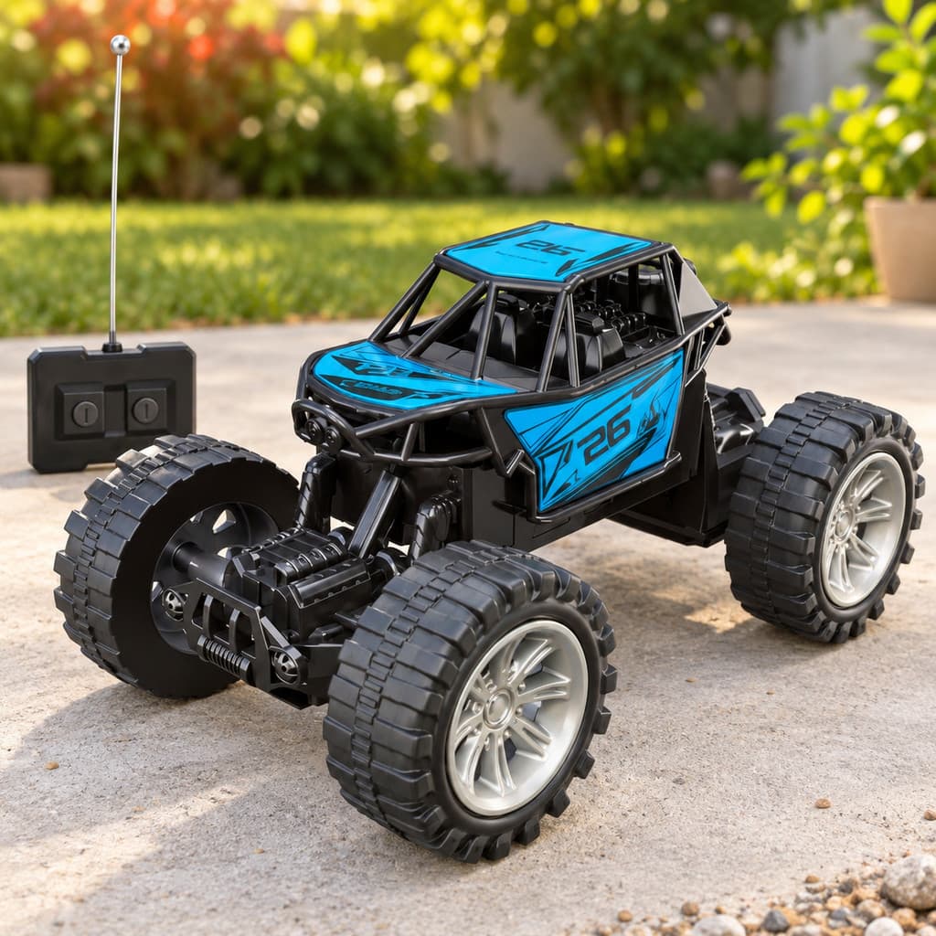 Carrinho Controle Remoto 4x4 Jeep Off Road – Brinquedo Infantil Menino | Rally Dynamic