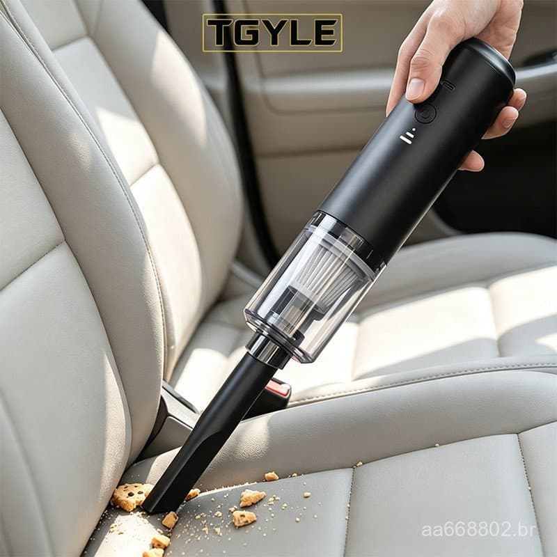 Aspirador de pó sem fio para carro, limpador de pó portátil de alta potência, aspirador multifuncional mini portátil par