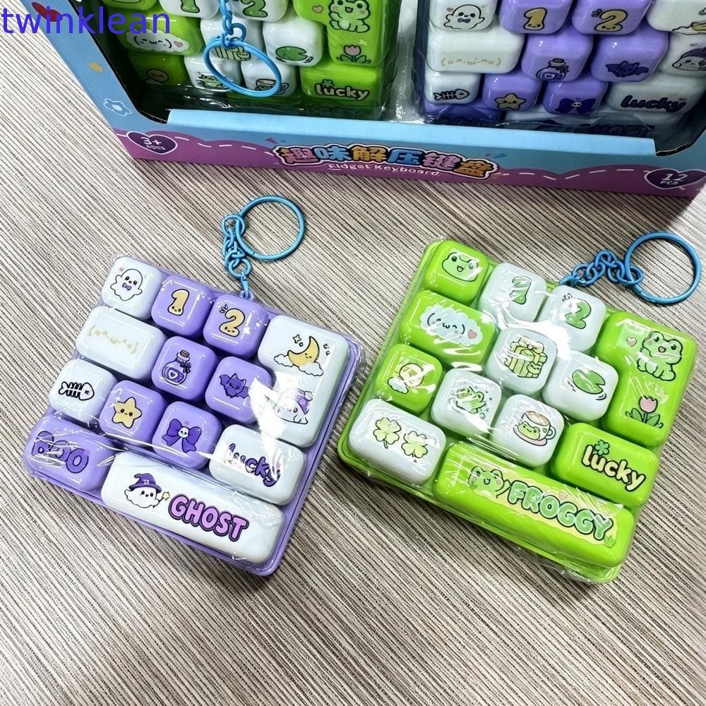 Chaveiro De Teclado , Chaves Clicáveis , Padrões De Animais , Mecânico , Sons Mecânicos