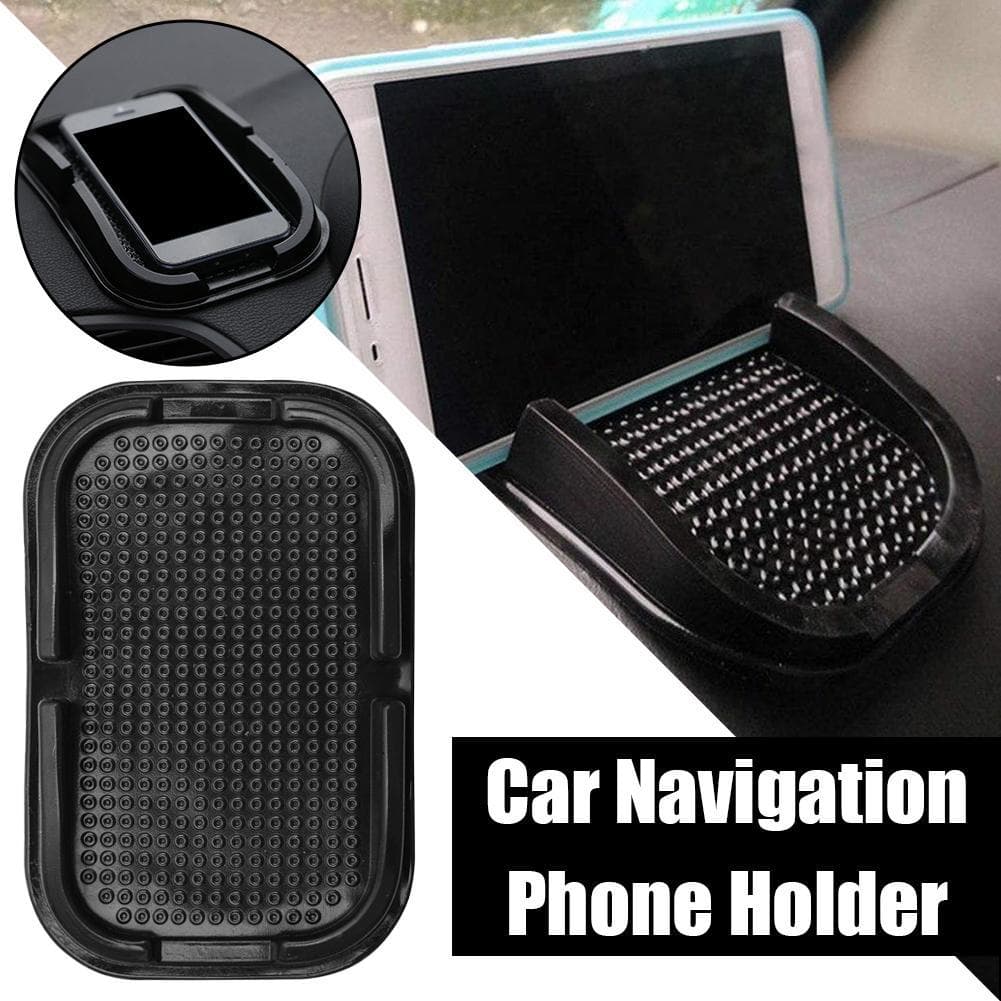Suporte De Telefone De Navegação Para Carro Com Almofada Antiderrapante Preta Mantém Seu Dispositivo Seguro E Visível Du