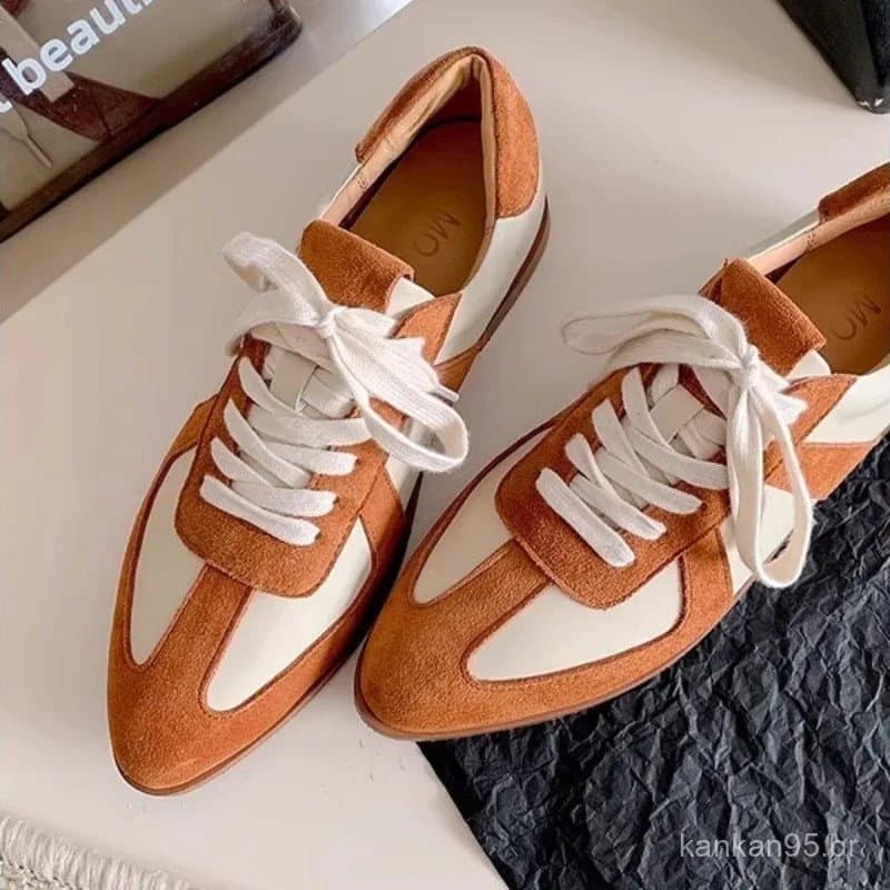 Novidade 2025: Tênis Esportivos Casuais Vintage Versáteis para Mulheres, Tênis de Caminhada, Tênis Esportivos de Platafo