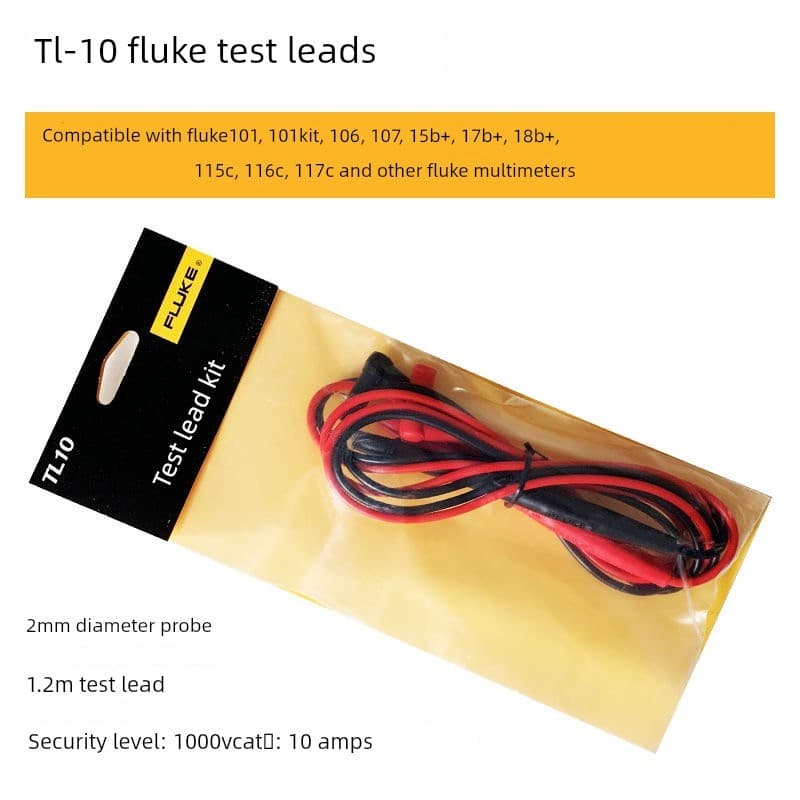 Fluke testador caneta 15B + 17B + gama completa multímetro digital caneta medidor digital vara TL10 tipo Universal medid