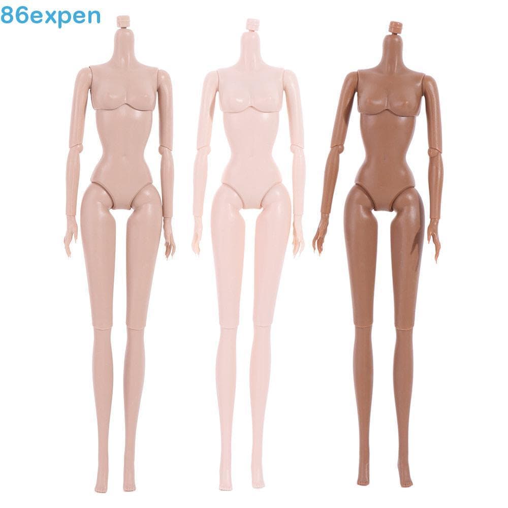 EXPEN1 Bonecas BJD Nu Articuladas , Boneca 1/6 Super Modelo Móvel , Corpo De Substituição Sólida