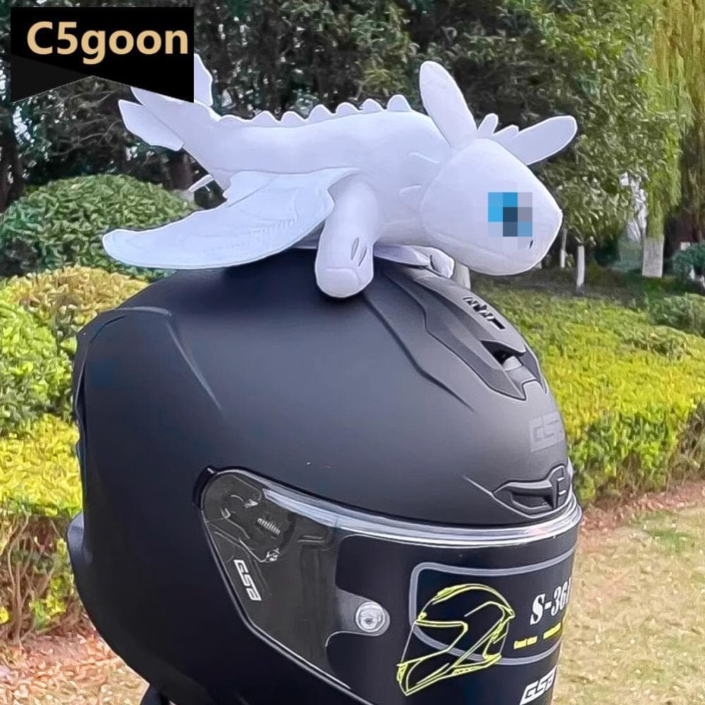 C5GOON Decoração De Capacete De Motocicleta , Dragão Voador , Boneca De Pelúcia Para Moto , Bicicleta , Acessórios De Ch