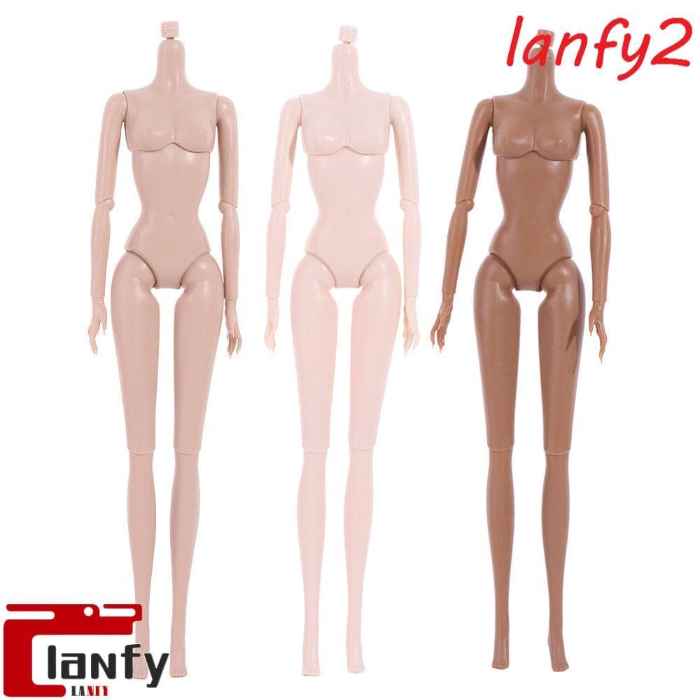 LANFY Super Modelo Boneca , Móvel 1/6 Articulada Bonecas BJD Nuas , 11 Articulações 30cm Corpo De Sólida
