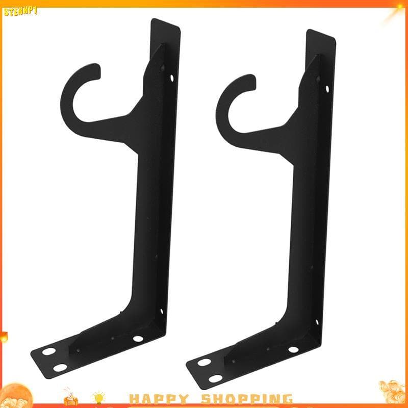 Suportes De Haste De Armário Montados Na Parede Para Serviços Pesados Com Gancho Prateleira De Metal Suporte De Quarto P