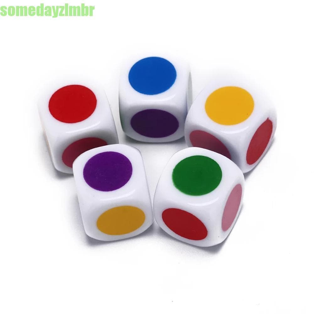 SOMEDAYZL0M Dices Para Crianças Jogo De Quebra-Cabeça Jogos De Mesa Família Tabuleiro Acrílico De Seis Lados