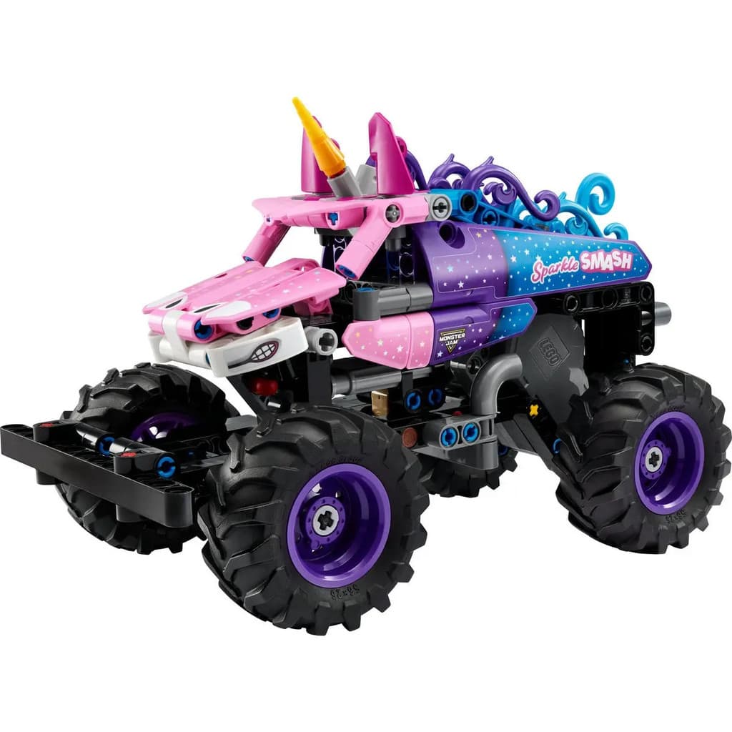 LEGO Technic 42220 Monster Jam Sparkle Smash 243 Peças Caminhão Radical para Montar e Brincar