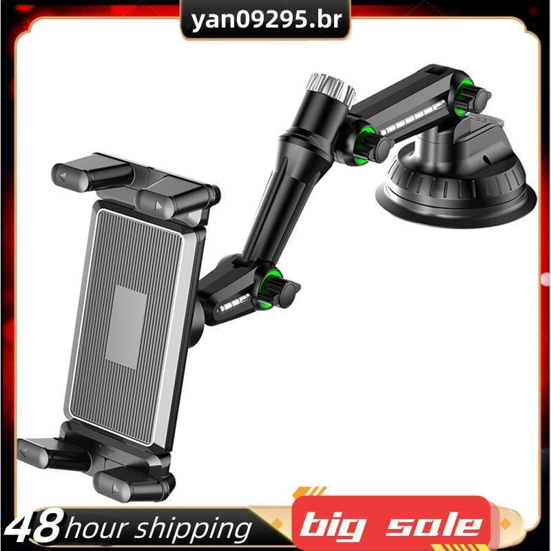 Suporte para Tablet de Carro, Braço Longo, Ventosa, Montagem, SUV, Caminhão, Veículo, Elevador, Para-brisa, Jan b43