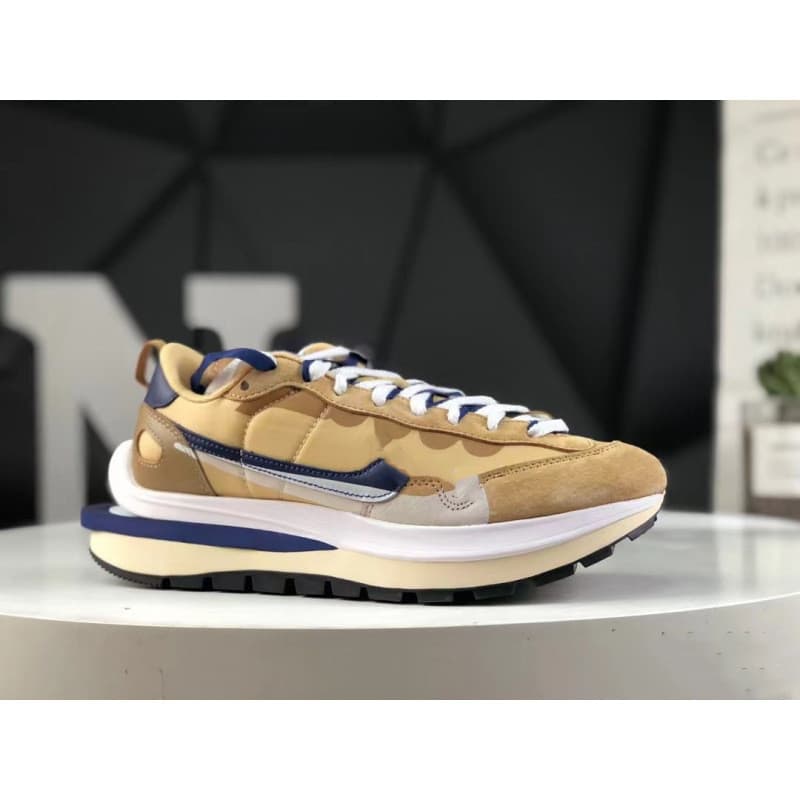 Tênis Waffle. Tênis esportivos de cano baixo, de marca conjunta, com design de dupla ranhura, para homens e mulheres, es