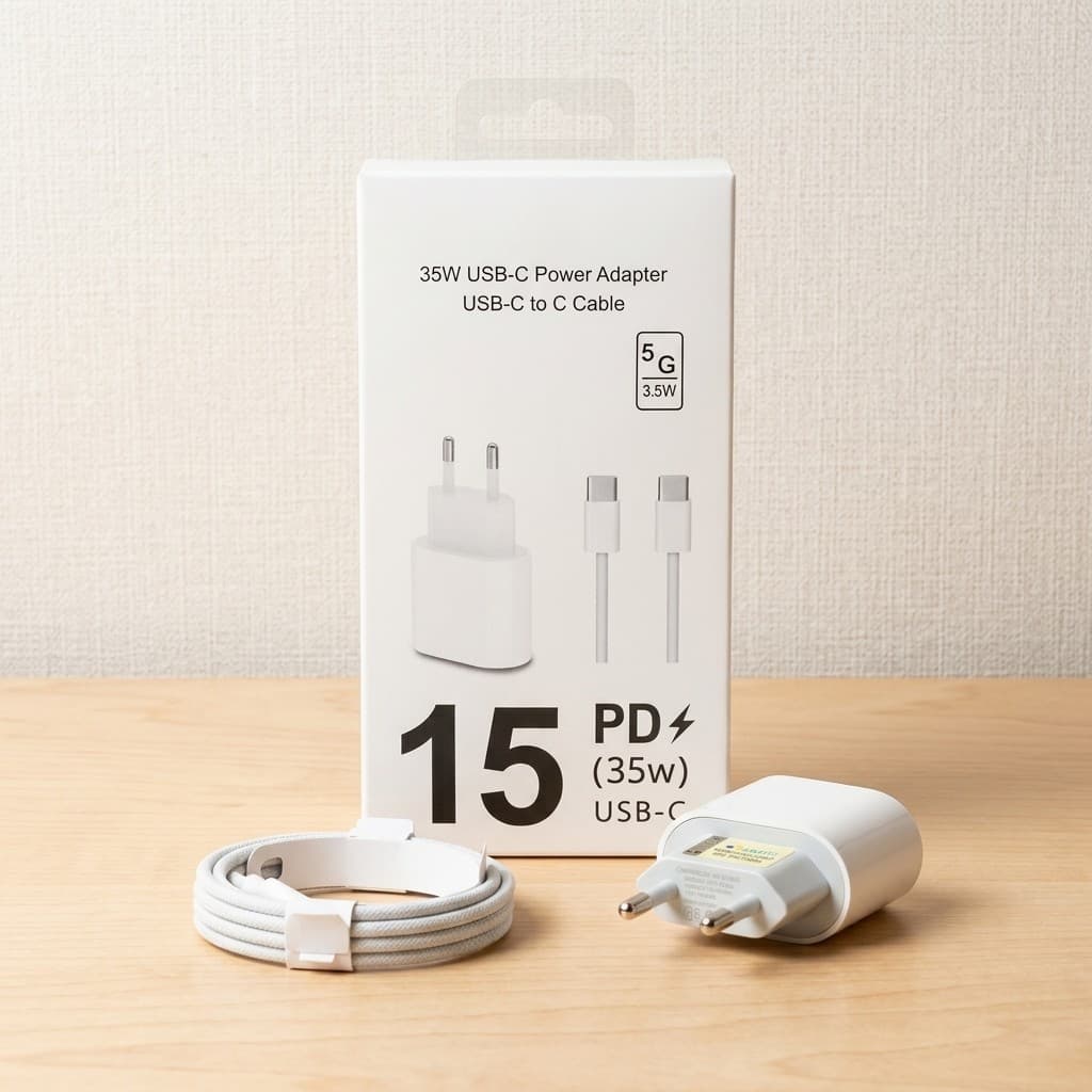 Fonte de Tomada USB C 35W Carregador Rápido Tipo C Bivolt Universal para Celular e Acessórios