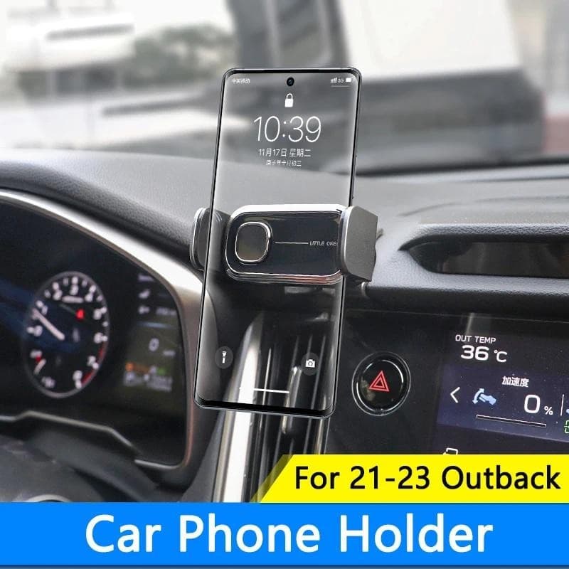 QHCP Suporte De Telefone Para Carro Central Montagem De Ventilação De Ar GPS Móvel Elétrico Subaru Outback 2021-2023 Ace