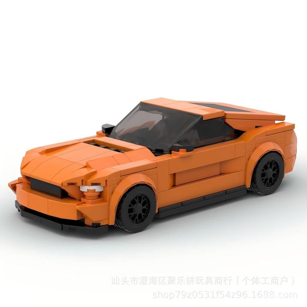 Ford Mustang mais vendido, compatível com Lego, conjunto de blocos de montar educativos para crianças, carro esportivo p