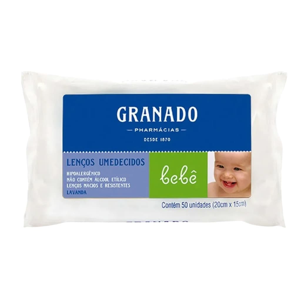 Lenço umedecido Granado Bebê Lavanda
