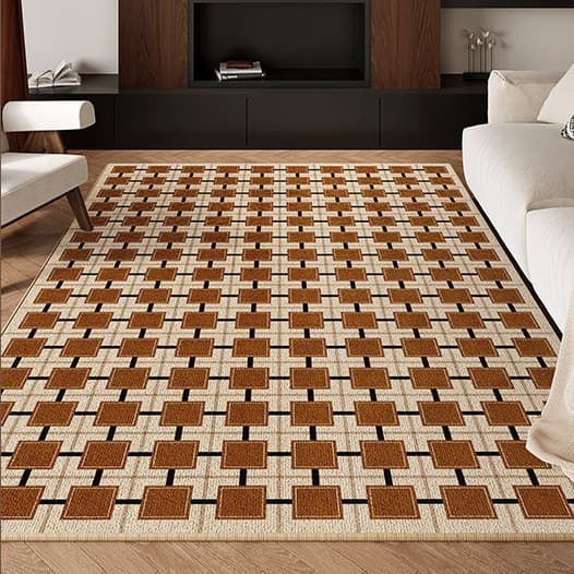 [Novo produto] Tapete Sala de estar Estilo Medieval Círculo Tapete de Lã Sofá Mesa de Café Cobertor Antiderrapante Grand
