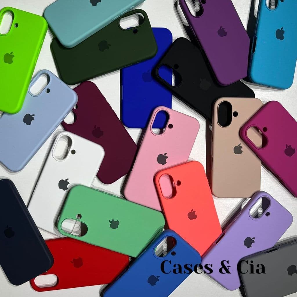 Capa Capinha Para iPhone 17 Silicone Protetora Aveludada