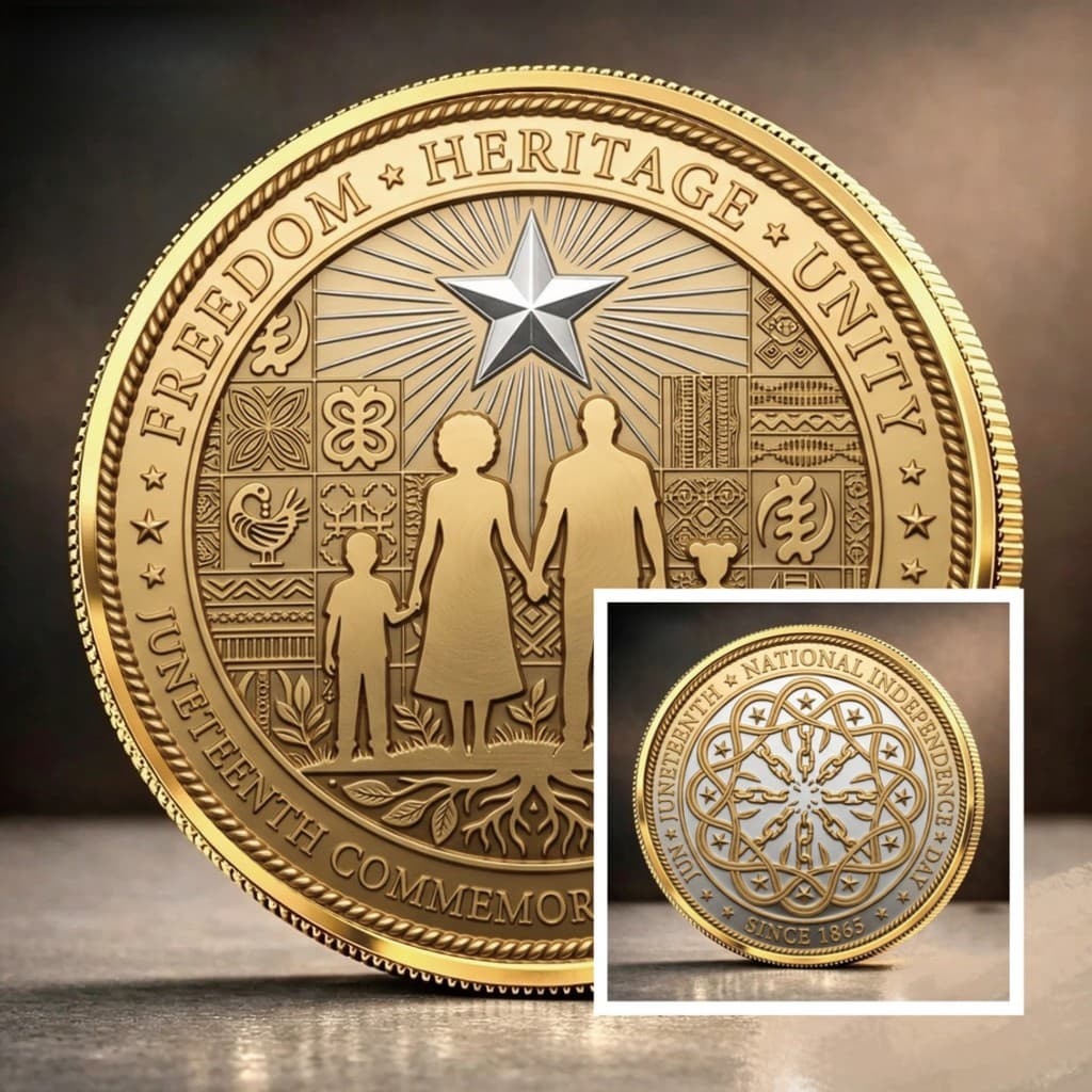 Moedas Comemorativas Temáticas de Família de Quatro para Jogos e Animes - Colecionáveis para Jogos de Tabuleiro DIY