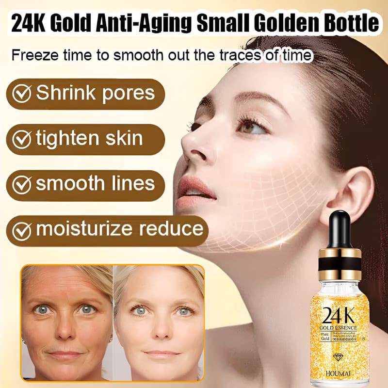 [Rejuvenesce Imediatamente] | SL-【Uma Gota Volta aos 18 Anos】Sérum Facial/Anti-Idade/24K Ouro/Reduzir Rugas