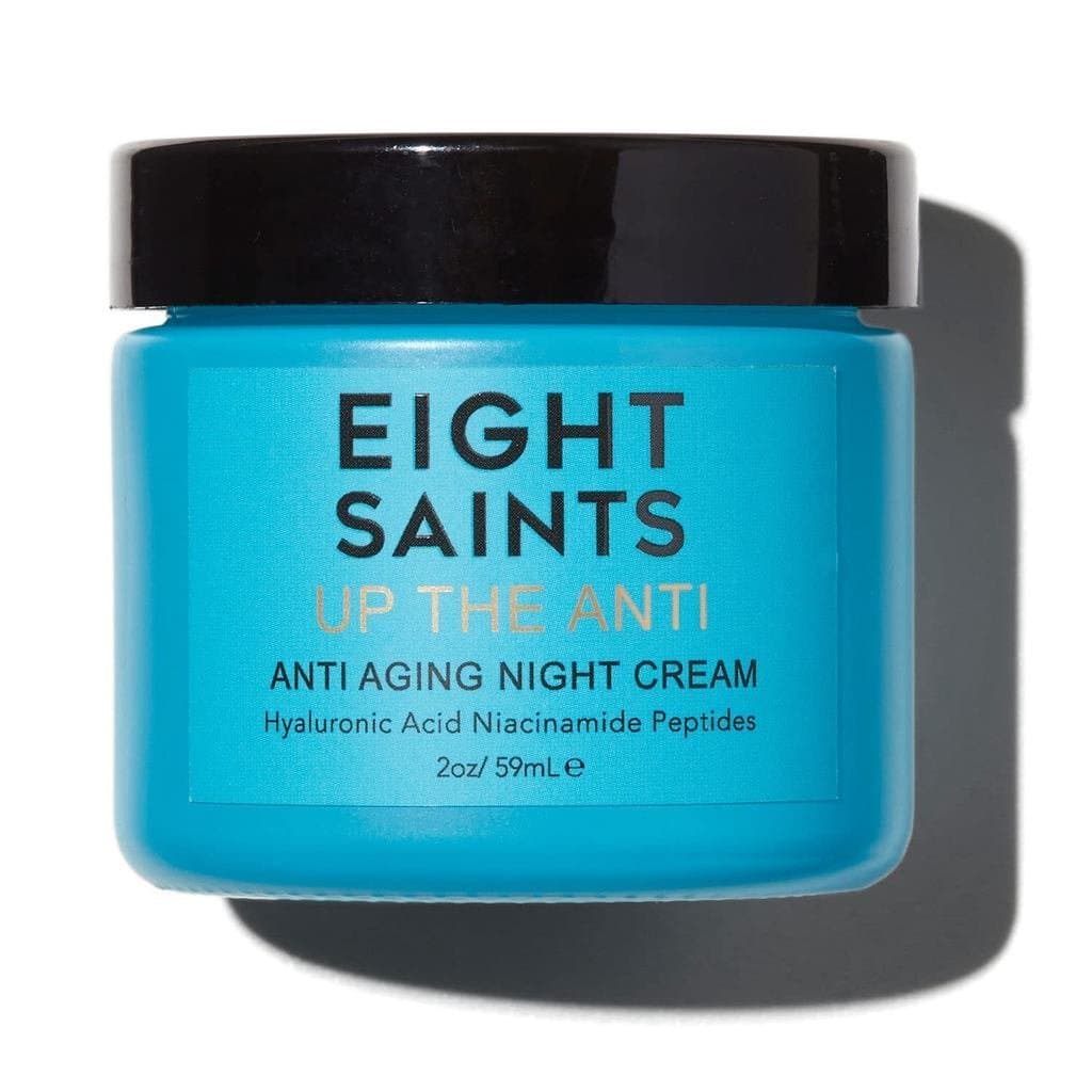 Creme Noturno Anti-Idade Eight Saints Skin Care Up, Hidratante Facial para Reduzir Linhas Finas e Rugas, Creme Anti-Idad
