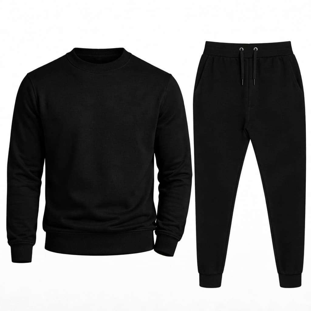 CONJUNTO DE MOLETOM KIT MOLETOM CARECA ESTILO SUETER E CALÇA DE MOLETOM PARA O INVERNO VERSATIL, CONFORTAVEL PREMIUM