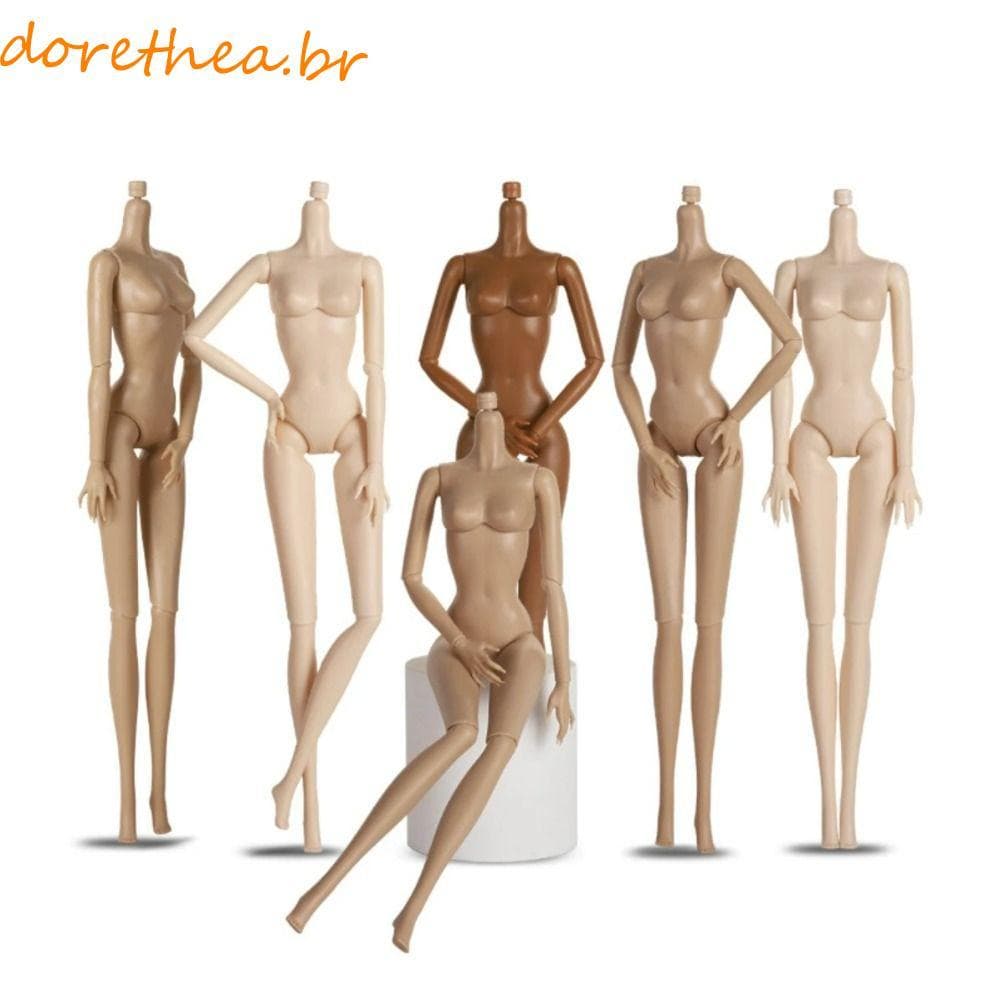 DORETHEA Super Modelo Boneca , Sólida 11 Articulações 30cm Bonecas BJD Nu Articuladas , Corpo De Figura Corporal De Subs