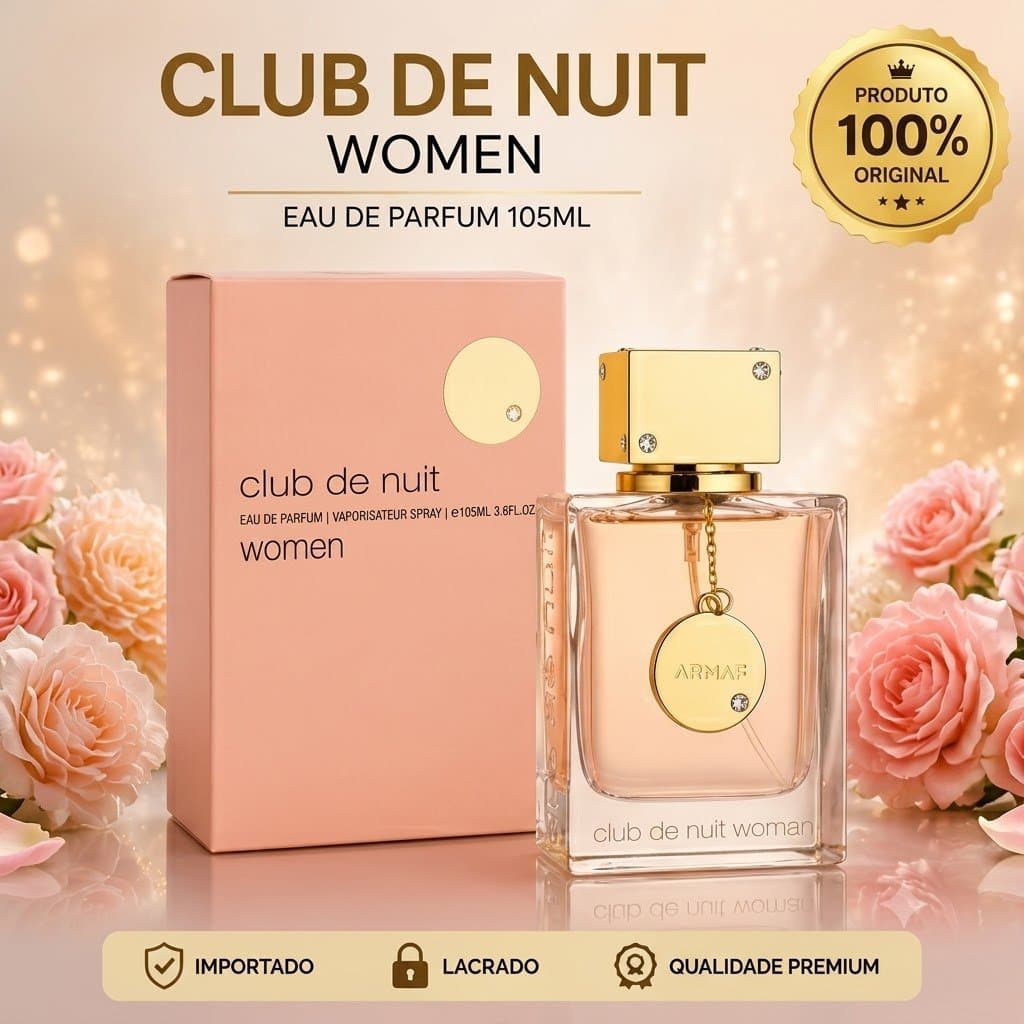 Perfume Armaf Club de Nuit Women EDP 105ml Original Importado Feminino Pronta Entrega