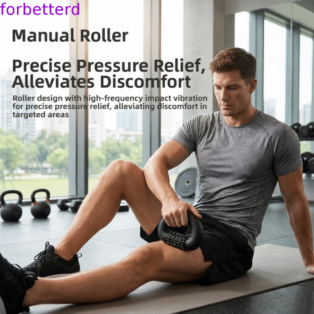 Rolo De Massagem Sem Fio , Massageador Muscular Elétrico Recarregável Com Rotação De 3 Velocidades , Percussão