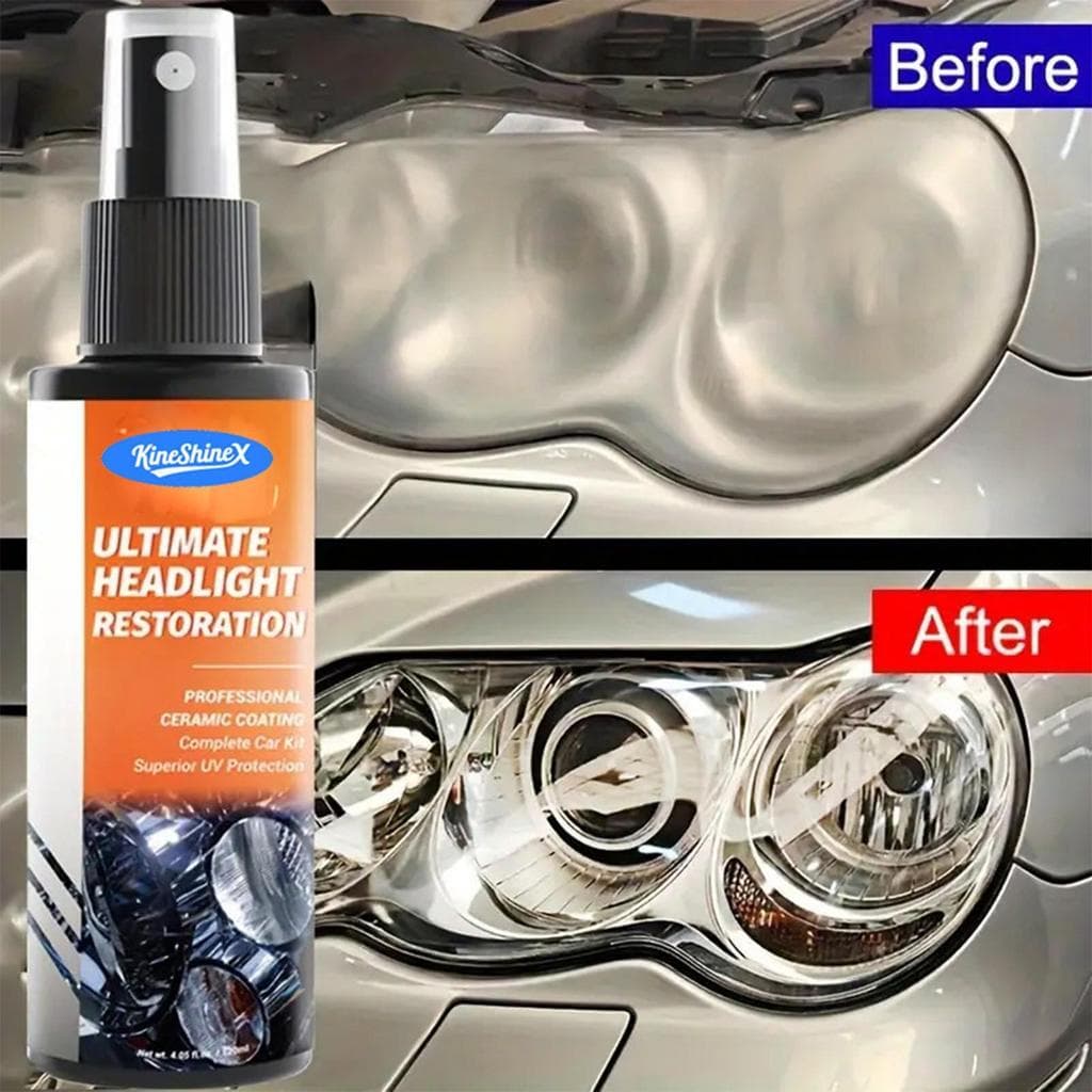 Kit De Restauração De Farol , Restaurador De Revestimento De Reparo , 120ml , Removedor De Manchas De Carro , Limpador P