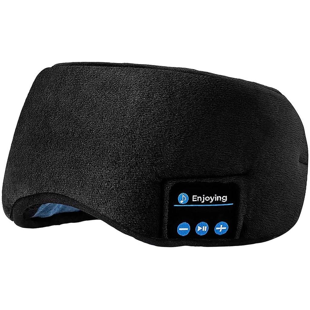 Máscara de Olhos com Fones de Ouvido Bluetooth Joseche, Fones de Ouvido Bluetooth 5.4 Sem Fio, Fones de Ouvido para Músi