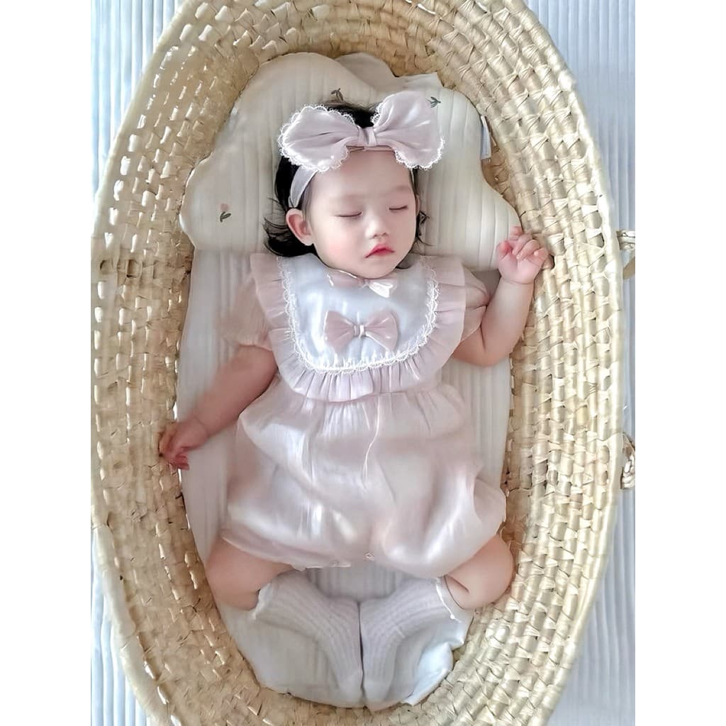 Bebê bebê roupas de verão roupas recém-nascidos princesa Super bonito estilo ocidental bebê menina macacão vestido mês c