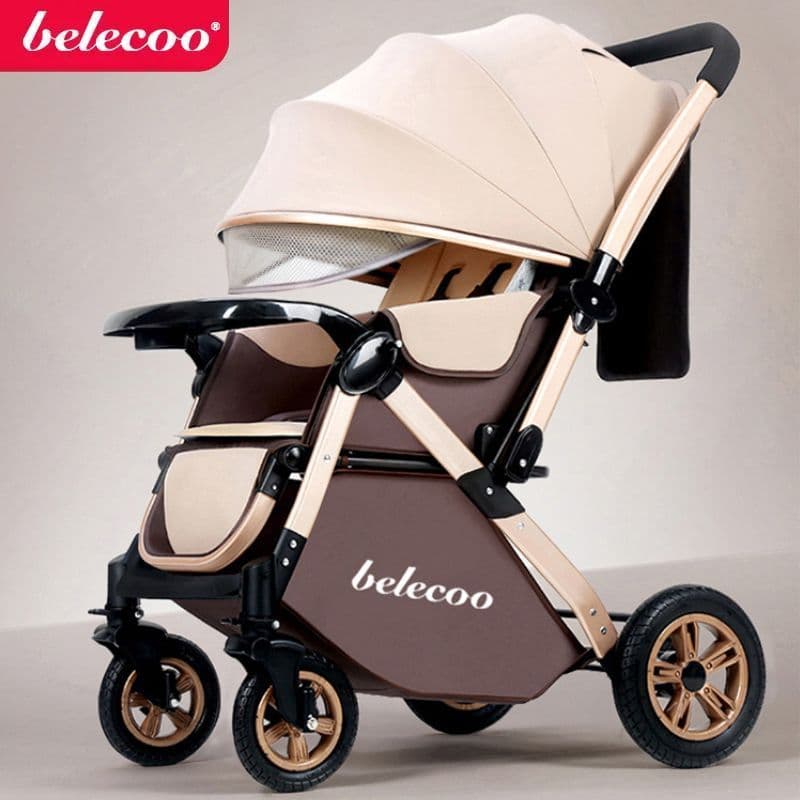 2026 Novo estilo [Bellike] Carrinho de bebê pode sentar pode sentar-se carrinho de bebê dobrável leve carrinho bidirecio