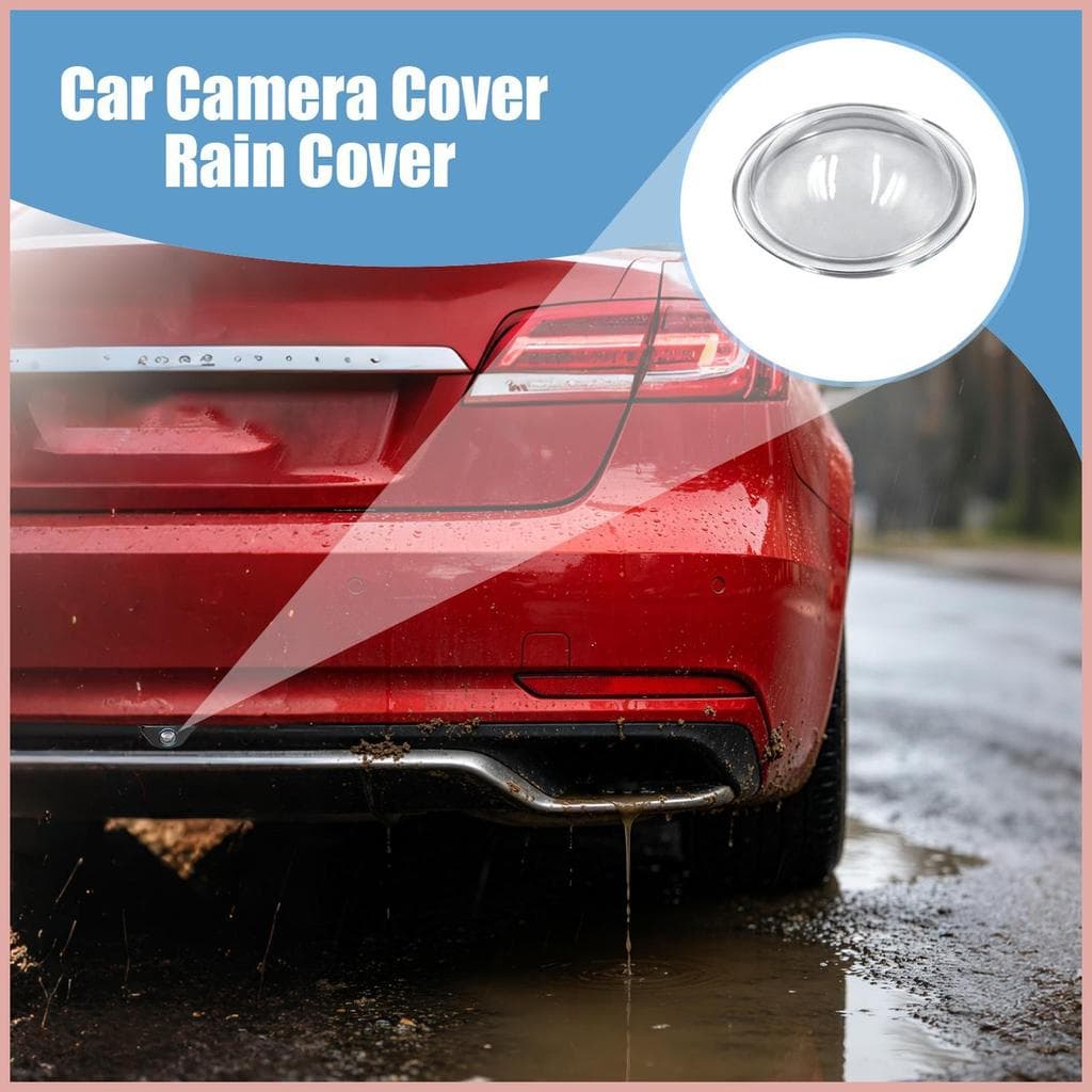 Capa De Câmera De Carro Para Chuva Transparente Universal Anti-Protetor Protetora Amortecedor Traseiro Krenabr