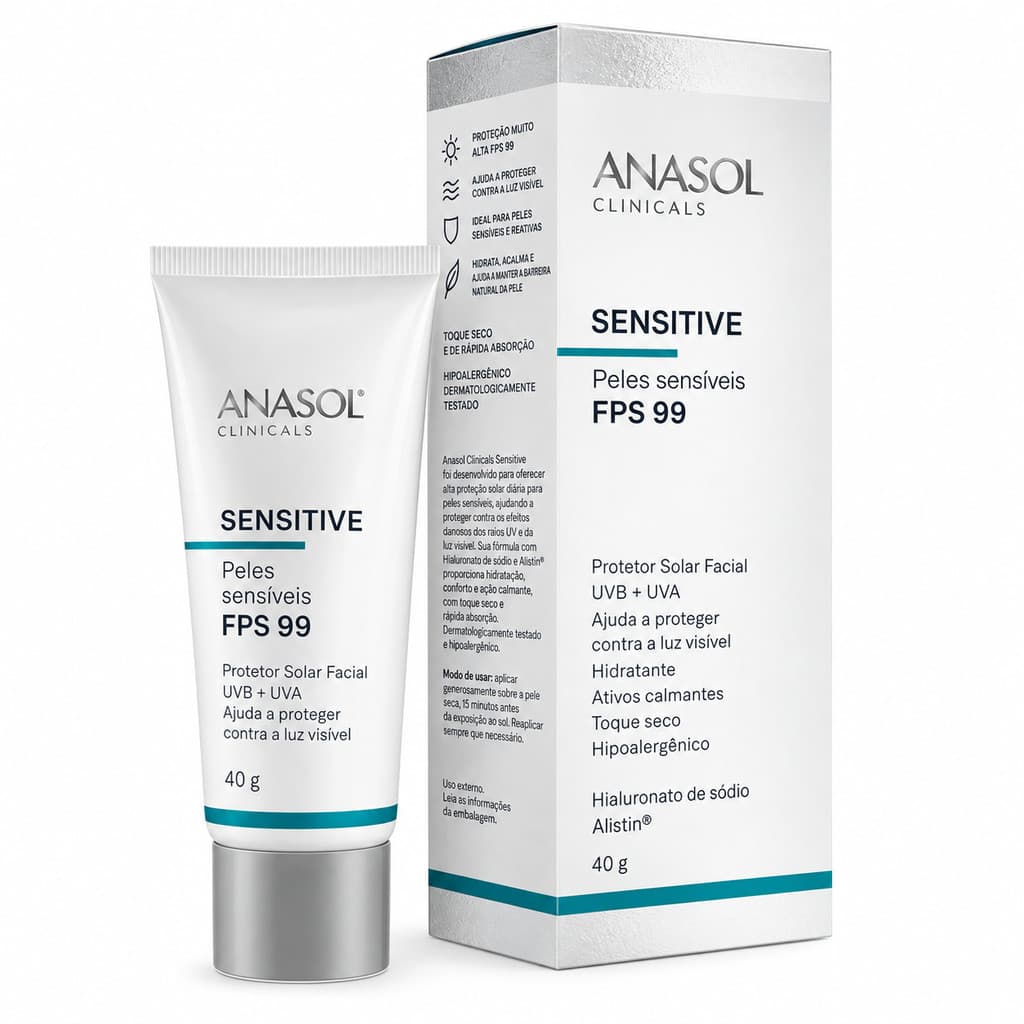 Anasol Protetor FPS 99 Sensitive Solar Facial Clinicals